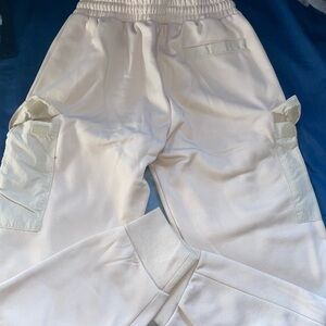 Men's Cream Jogger Pants
